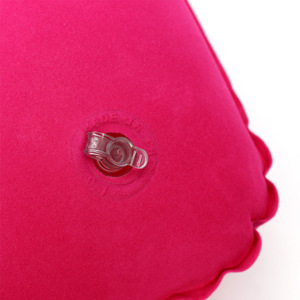 Portable Inflatable U-Shaped Neck Pillow 28x26x14cm For Travel And Naps Solid Color Lightweight Design - Product Image 4