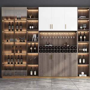 High Quality Luxury Eco-Friendly Durable Wine Cabinet Bookcase Modern Living Room Dining Furniture Bar Cabinet Modular Large - Product Image 1