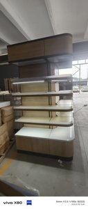 Scaffali del supermercato colonna <span class=keywords><strong>scaffale</strong></span> Design elegante pilastro per lo stoccaggio efficiente - Product Image 3