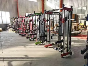 Großhandel Kommerzielle Verwendung Multifunktions-Kraft training Übung Fitness geräte-Schmiede maschine Power Rack Fitness Squat Rack