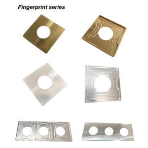 AU US Standard v سبائك الألومنيوم واي فاي لوحة مفاتيح ذكية للمنزل والفندق 1/<span class=keywords><strong>2</strong></span>/عصابة سدادة مآخذ LCD إطار - Product Image 4