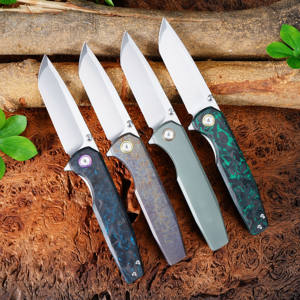 Couteau pliant tactique en alliage de titane/fibre de carbone VG-10 avec roulements à billes en céramique GT-T0071-<span class=keywords><strong>4</strong></span> - Product Image 6