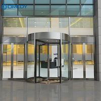 Puerta Giratoria Eléctrica de Vidrio con Acabado Moderno OREDY, con Tecnología de Levitación, Impermeable, para Uso Interior en Hoteles
