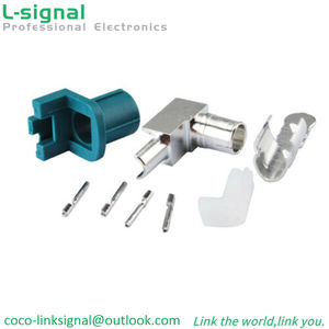 Conector HSD Fakra Z Hembra en Ángulo para Crimpado para Dacar 535 de 4 Polos - Product Image 4