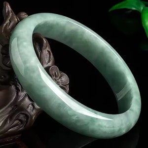 Oferta Especial: Brazalete de Jade de Cuarzo Natural de Guizhou Verde Claro de 56mm, 58mm, 60mm, 62mm, 64mm para Hombres y Mujeres - Product Image 2