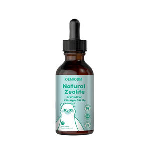 Gouttes de détoxification à la zéolite pour enfants, soutien minéral naturel pour un nettoyage doux et une détoxification quotidienne, végétalien, sans OGM, sans gluten, facile à utiliser - Product Image 1