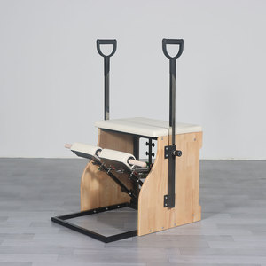 Chaise multifonctionnelle en chêne massif, vente chaude, stabilité garantie |   Équipement d'entraînement pour la force et l'équilibre du tronc |   Pour la maison, le studio et la salle de sport - Product Image 1