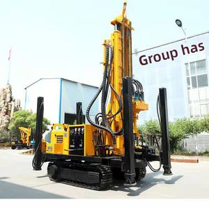 크롤러 공압 드릴 장비 관개 농장 물 우물 바위 드릴링 장비 엔지니어링 광산 작업을위한 기어 펌프 - Product Image 1