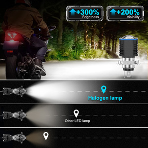 Nouveau projecteur Led lentille phare haut bas faisceau projecteur lentille H4 moto LED phare H4 lentille Led phare - Product Image 6