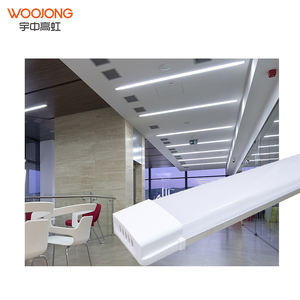 WOOJONG lampu Batten Led, 10000K 1200mm <span class=keywords><strong>36W</strong></span> permukaan dipasang kantor tabung datar-A - Product Image 2