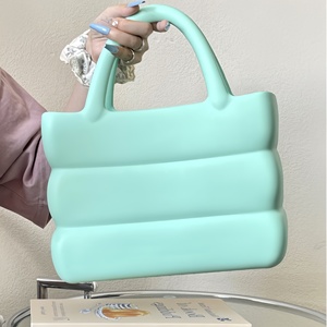 <span class=keywords><strong>Sac</strong></span> fourre-tout décontracté en EVA et silicone de haute qualité, <span class=keywords><strong>grand</strong></span> ou moyen, pour la plage, pour femmes, camping en plein air, avec impression de logo personnalisé, <span class=keywords><strong>sac</strong></span> à bandoulière - Product Image 3