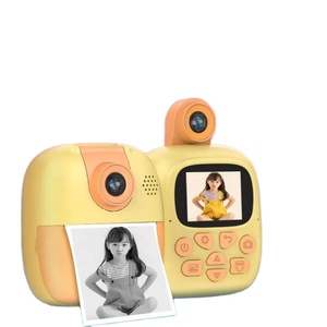 Einzelhandel 2,4 Zoll 24 Mega drehbare tragbare Pixel-Video aufnahme Antikes Design Kinder Digitaldruck Kamera für Kinder Spielzeug - Product Image 2