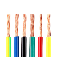 Cable Eléctrico de Cobre con Aislamiento de PVC, Sólido, Bv, Bvv, Bvvvb, Bvr, 450/750V, 1.5-240mm, Alto Rendimiento, para Uso en Edificios
