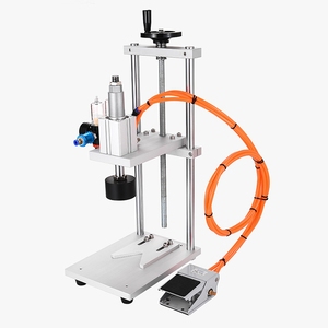 ماكينة تغطية هوائية شبه أوتوماتيكية لسطح المكتب برأس واحد ، حلقة زجاجة طوق - Product Image 2