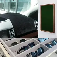 Tissu en PVC auto-cicatrisant floqué, plusieurs couleurs, tissu velours auto-adhésif, boîte à bijoux, décoration de carrosserie, film de changement de couleur, luxe