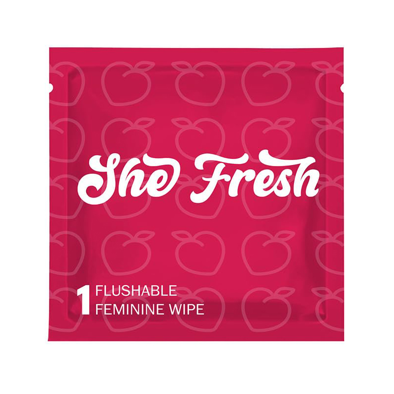Travel Size Flushable Intimate Wet Wipes