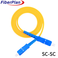Cordon de brassage à fibre optique Fiberplan monomode multimode recto duplex SM MM SX DX SC FC ST LC