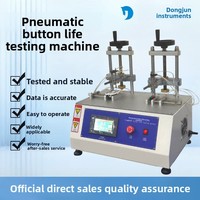 Machine d'essai de durée de vie des boutons pneumatiques à écran tactile, testeur de durabilité aux chocs entièrement automatique de haute précision