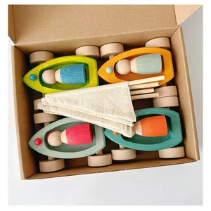 <span class=keywords><strong>Montessori</strong></span> per bambini in <span class=keywords><strong>legno</strong></span> arcobaleno veliero piolo modello <span class=keywords><strong>di</strong></span> gioco educativo impilamento blocchi <span class=keywords><strong>di</strong></span> costruzione giocattoli per bambini - Product Image 1