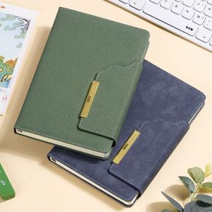 Libreta de Cuero PU A5 2026 al por Mayor, Agenda de Negocios con Logotipo Personalizado, Diario para Reuniones, Nueva Moda, Cierre Magnético, Cubierta de Papel, 100 Hojas - Product Image 1