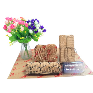 Cuộn Giấy Gói Tổ Ong Tái Chế 30CM * 50M Giấy Tổ Ong In Mở Rộng Phân Hủy Sinh Học Giấy Bảo Vệ Đóng Gói - Product Image 3