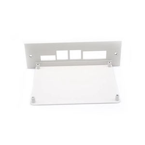 Supports en <span class=keywords><strong>acier</strong></span> revêtus de poudre blanche en forme de L personnalisés OEM pour l'<span class=keywords><strong>assemblage</strong></span> électronique de composants de montage de circuits imprimés-Fabrication de tôles - Product Image 4