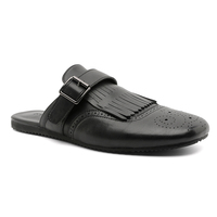 Handgefertigte Leder-Herrenslipper - Weiche Sohle Atmungsaktive Slip-On Schuhe mit Eckiger Spitze für Hochzeit & Business