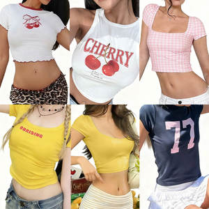 เสื้อยืดโอเวอร์ไซส์แบรนด์แท้ขายส่ง เสื้อยืดผู้หญิงมือสองสำหรับฤดูร้อน เสื้อยืดผู้หญิง ส่งแบบสุ่ม เสื้อยืดกีฬาผู้หญิง - Product Image 3