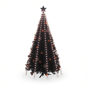 Christmas Tree <b>Net</b> <b>Lights</b> 300 LEDs 118.1 Inches Soft Warm White For Festive Decorations - Product Image 1