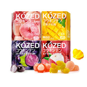 KOZED 3D bonbons mous pelés saveurs de fruits pelés jus de bonbons collations exotiques emballage en boîte - Product Image 2