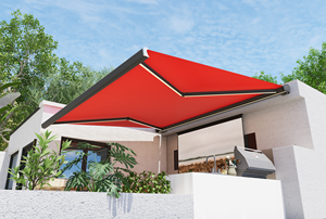 Auvents manuels personnalisés pour l'extérieur, auvents de terrasse, couverture de toit de patio, auvent rétractable - Product Image 1