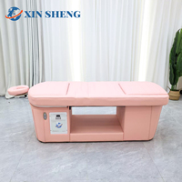 Offre Spéciale durable cheveux lavage shampooing lit chauffage eau traitement tête Spa Thai Massage lit avec armoire de rangement