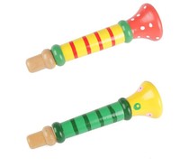 Music Products for Children Wooden Trumpet Instrument Toy Musical Instruments
