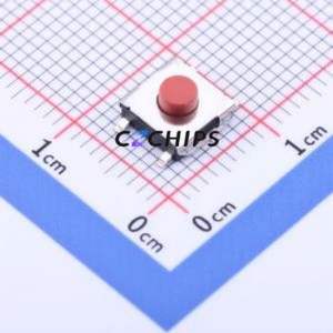 YTS-E004-2C Tactile Switch SMD Switch Single Pole Single Throw Round Button 2.5N Vertical Mount - Product Image 1