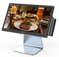 Matériel de point de vente pour restaurant BUSIN, tablette Android avec imprimante thermique, écran LCD TFT 15 pouces, garantie 1 an