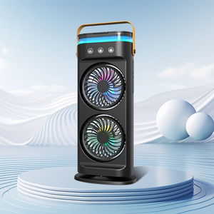 Ventilateur de bureau portable 600 ml personnalisé rechargeable avec brumisateur double tête et fonction de refroidissement par <span class=keywords><strong>air</strong></span> oscillant - Product Image 6