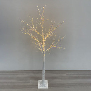 SAISON Décoration de Noël <span class=keywords><strong>Bouleau</strong></span> artificiel avec lumière LED Haute qualité Marché de l'arbre de Noël Décoration de la maison - Product Image 2