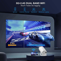 2025 el más nuevo HY300 Pro Mini proyector portátil inteligente Android WIFI 4K Full Hd proyectores al aire libre Home Theater Video Game Proyector
