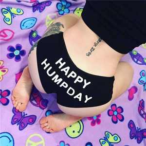 กางเกงในสตรีเซ็กซี่กางเกงในเซ็กซี่กางเกงในสตรีหวานพิมพ์ลายแฮปปี้ - Product Image 2