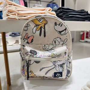 Encantadora Mini <span class=keywords><strong>Mochila</strong></span> Escolar Unisex Impermeable de Nailon con Lentejuelas y Lindo Diseño de <span class=keywords><strong>Minnie</strong></span> y Mickey Mouse - Product Image 6