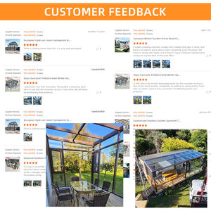 Ame Three Wall Sunroom Houses Jardines Patios Backyards Funcional Durable Versátil Moderno Ideal Reemplazo Alternativo Sunroom - Product Image 5