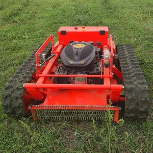 Livraison gratuite fabrication EPA tracteur RC à virage zéro mini tracteur robot à gaz mini tondeuse à gazon à distance tondeuse à gazon à essence intelligente