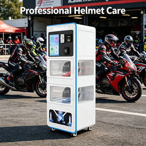 Stérilisateur et sécheur de casques avec désinfection UV-C pour casques de sport, de moto et de chantier à domicile ou en atelier - Product Image 3