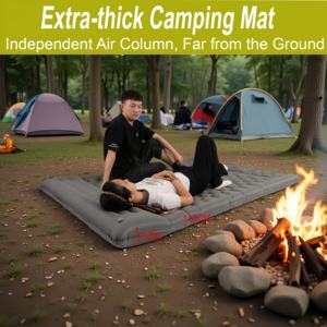 4.72 Inch TPU Automatische Opblaasbare Matras Camping Slaapkussen Dubbel Voor Wandelen 2 Persoon - Product Image 2