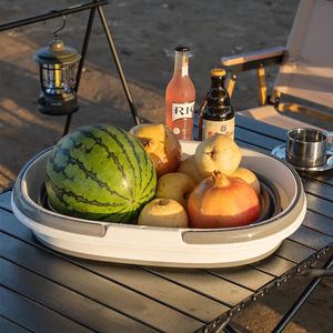 Cesto per Bucato Pieghevole <span class=keywords><strong>Salvaspazio</strong></span> da 16L, Ecologico, con Manici per Uso Domestico - Product Image 4