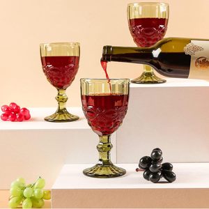Verde <span class=keywords><strong>bicchieri</strong></span> di vino Vintage vetreria <span class=keywords><strong>acqua</strong></span> potabile calici colorati <span class=keywords><strong>bicchieri</strong></span> di <span class=keywords><strong>acqua</strong></span> tazze di succo per la festa di nozze - Product Image 2
