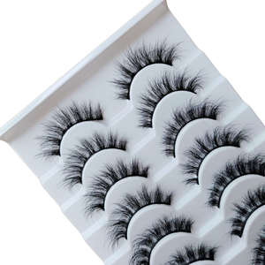 Pestañas de visón de imitación 3d hechas a mano, 10 pares, venta al por mayor - Product Image 2