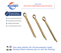 GB91 Zinc Plated Split Cotter Pins Dia 2-12mm Length 80-150mm