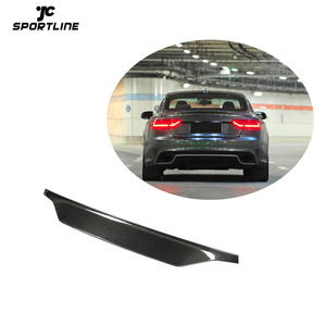 De fibra de carbono A5 RS5 <span class=keywords><strong>ala</strong></span> trasera Spoiler para Audi RS5 B8.5 Coupe 2-puerta 2011-2016 - Product Image 1