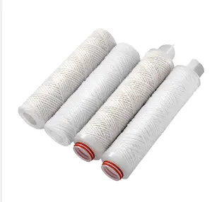 5 Micron 10 "X 2.5" Draadgewonden Hele Huis Waterfilter Vervangende Cartridge Universele Sedimentfilters Voor Bronwater